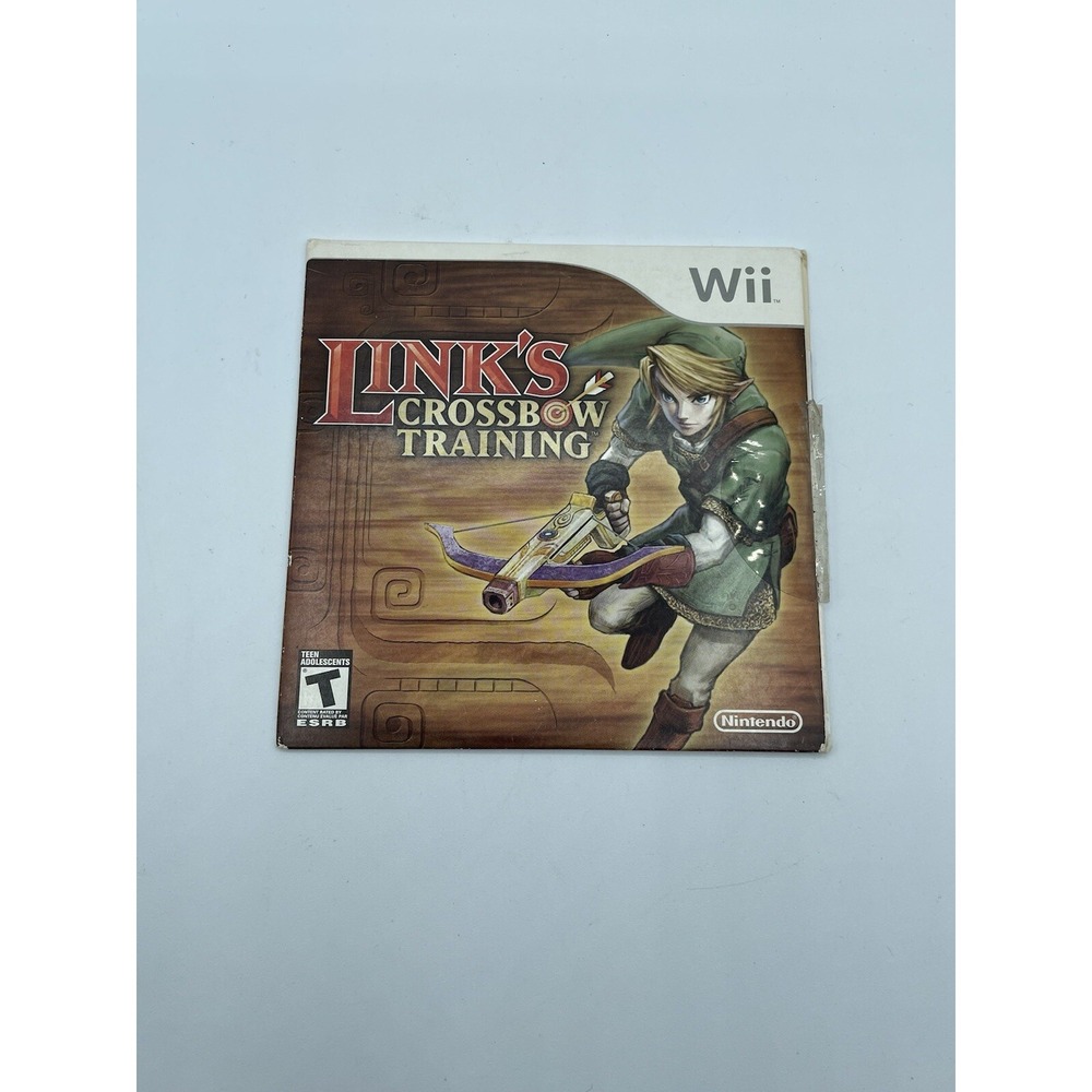 Link's Crossbow Training  (Nintendo Wii,‎ 2007) Complete With Manual
